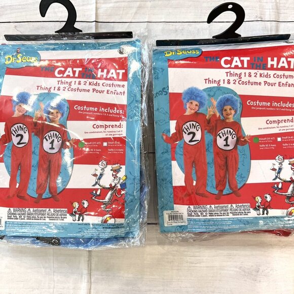 Bundle Of 2 Costumes: Thing 1 & Thing 2